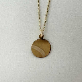 Sagittarius Medallion Necklace | 9ct Gold | 1.97g | 18" Cable Link Chain