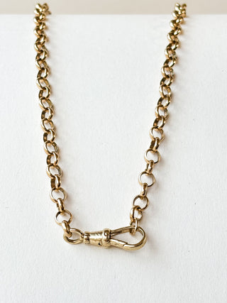 Rolo Link Chain with Albert Clasp | 9ct Gold | 14.91g | 18in