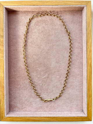 Rolo Link Chain with Albert Clasp | 9ct Gold | 14.91g | 18in