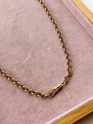 Rolo Link Chain with Albert Clasp | 9ct Gold | 14.91g | 18in