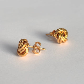 Knot Earrings | 9ct Gold | 0.6mm | 1.4g
