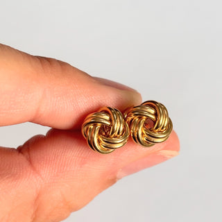 Knot Earrings | 9ct Gold | 0.6mm | 1.4g