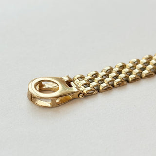 Panther Link Bracelet | 9ct Gold | 12.85g | 7" | 5-Link Wide