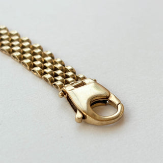 Panther Link Bracelet | 9ct Gold | 12.85g | 7" | 5-Link Wide
