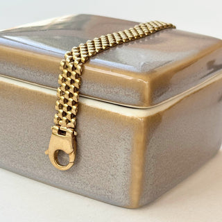 Panther Link Bracelet | 9ct Gold | 12.85g | 7" | 5-Link Wide
