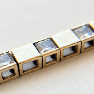 Tennis Bracelet | 9ct Gold | 8g | 7.5–8" | 8 grams