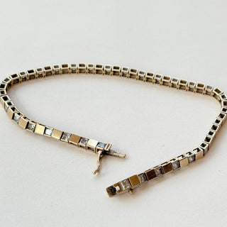 Tennis Bracelet | 9ct Gold | 8g | 7.5–8" | 8 grams