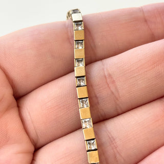 Tennis Bracelet | 9ct Gold | 8g | 7.5–8" | 8 grams
