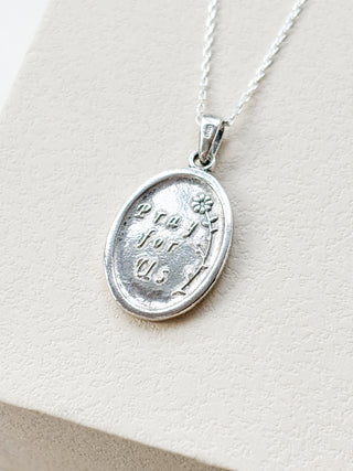 St. Joseph Medal Pendant | Sterling Silver | 3.46g