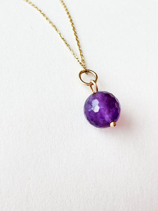 Vintage Faceted Bead Pendant | 9ct Gold | 1.51g