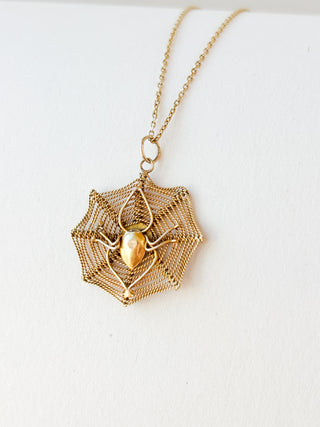 Spider Web Pendant | 9ct Gold | 1.23g
