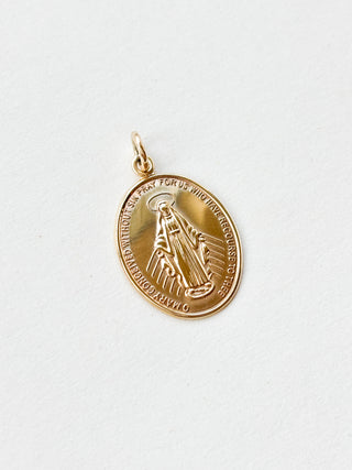 Medium Miraculous Medal Pendant | 9ct Gold | 2.28g