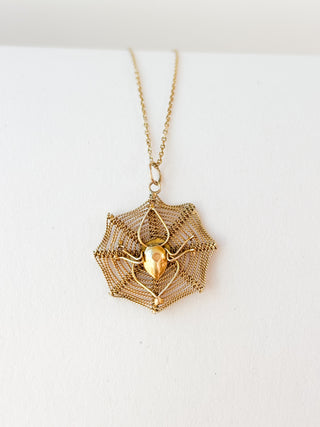 Spider Web Pendant | 9ct Gold | 1.23g