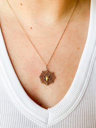 Spider Web Pendant | 9ct Gold | 1.23g